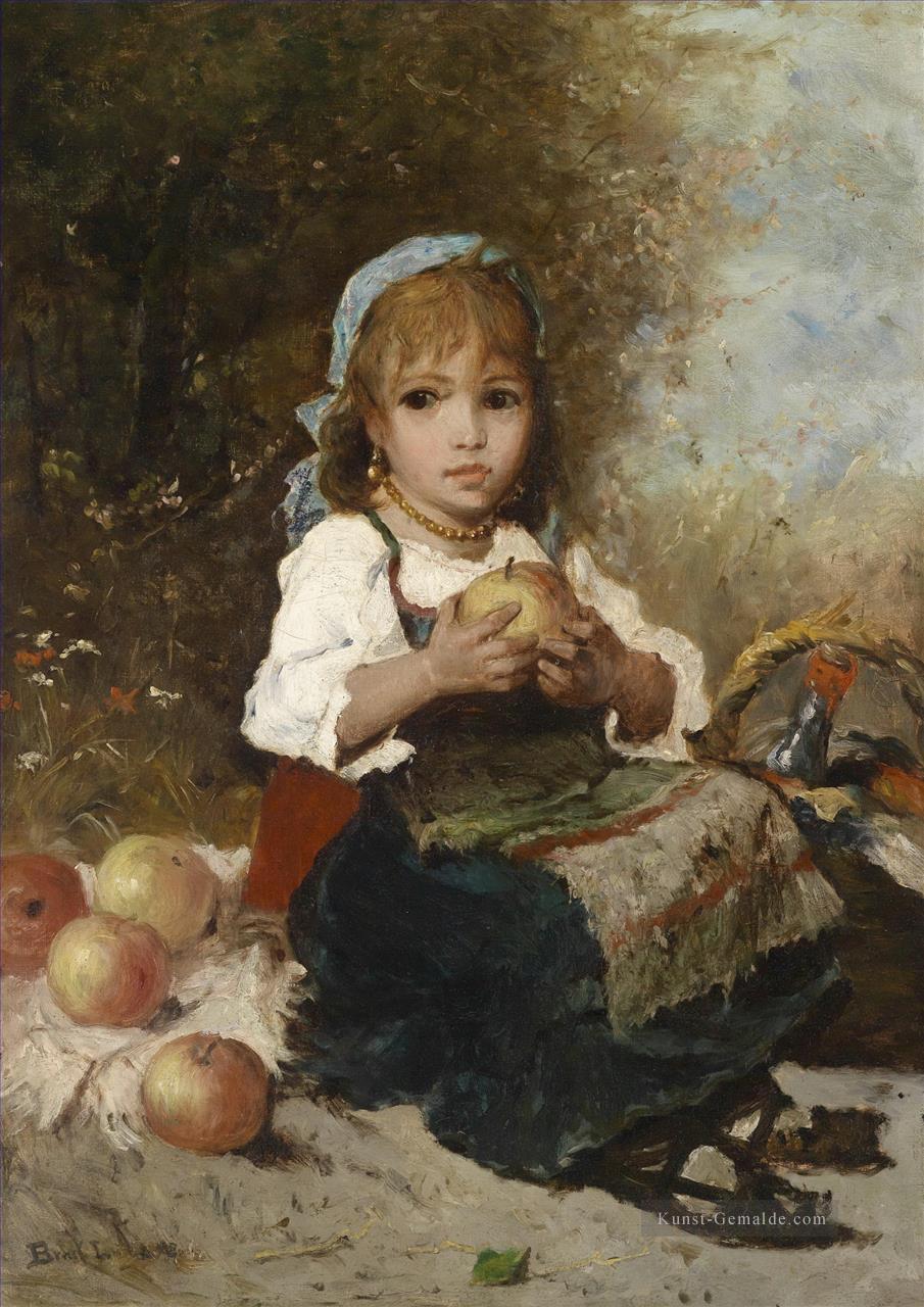 Reizendes kleines Mädchen 5 Impressionismus Ölgemälde